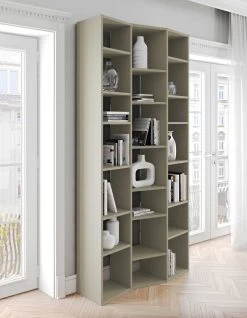 Boekenkast Varna Model 7 - Grijs -Collectie Slaapkamermeubels 9500.316555 Valsa 007 Matte Grey 7 a84e