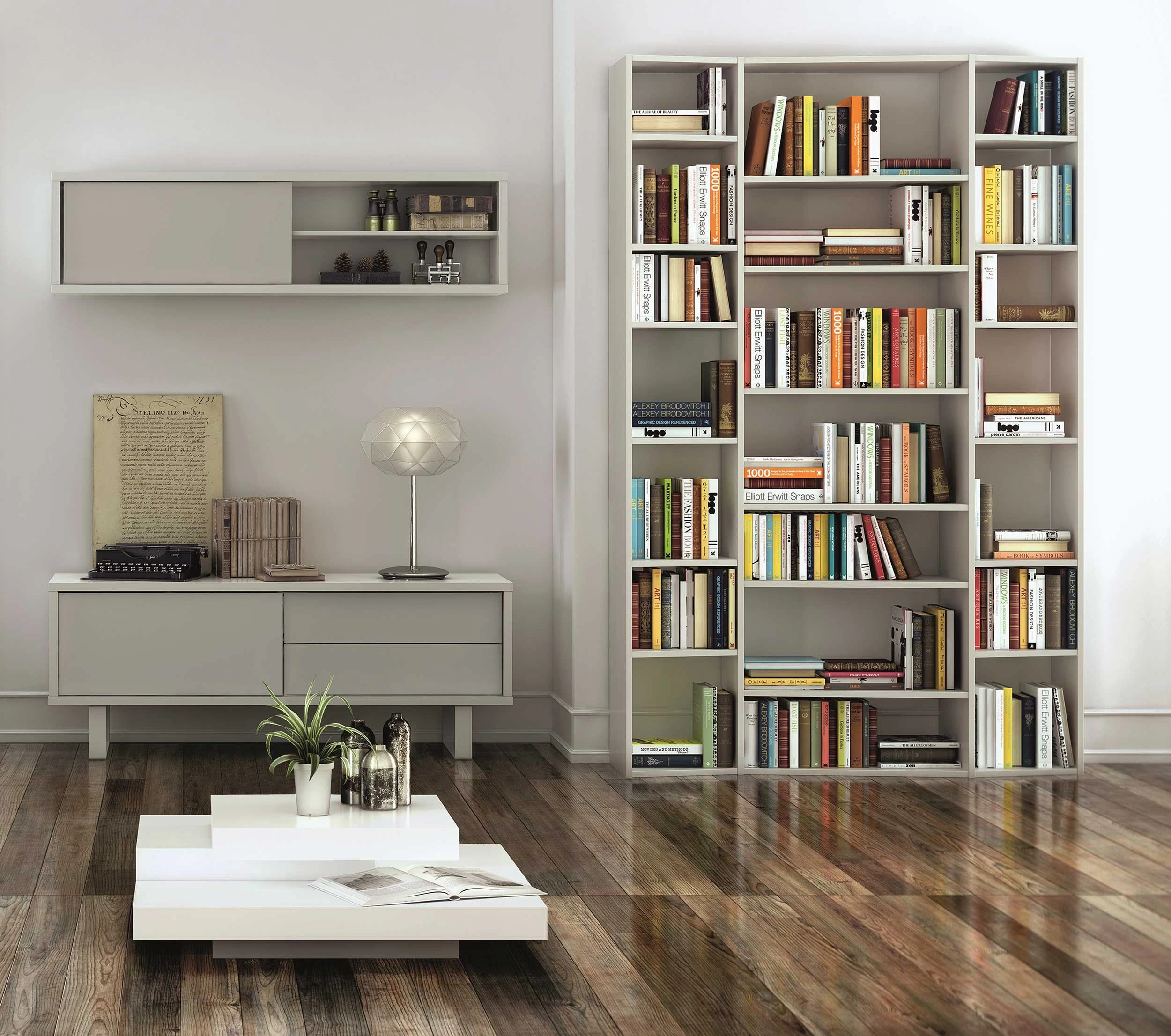 Boekenkast Varna Model 2 - Wit 6 Boekenkast Varna Model 2 - Wit - Afbeelding 4