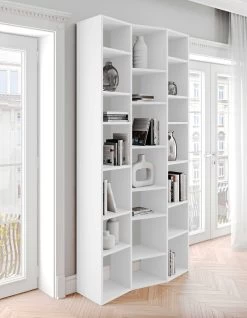 Boekenkast Varna Model 7 - Wit -Collectie Slaapkamermeubels 9500.316647 Valsa 007 purewhite 7 6e38