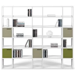 Boekenkast Pombal 30 Vakken - Wit -Collectie Slaapkamermeubels 9500.317835 Pombal 055 white 5 d2d4