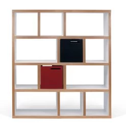 Opbergrek Berkeley 150 Cm 4 Niveaus - Wit/multiplex 16 Opbergrek Berkeley 150 Cm 4 Niveaus - Wit/multiplex -Collectie Slaapkamermeubels 9500.318122 Berlin 4 L 150 White Plywood 8 cbe5