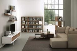 Opbergrek Berkeley 150 Cm 4 Niveaus - Walnootfineer -Collectie Slaapkamermeubels 9500.318603 Berlin 150 4Levels Walnut 7 a6cd