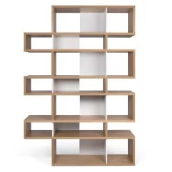 Boekenkast Lisbon 3 - Eik/wit 20 Boekenkast Lisbon 3 - Eik/wit -Collectie Slaapkamermeubels 9500.319723 London 003 Oak Pure White Backs 3 add7