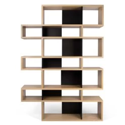 Boekenkast Lisbon 3 - Eik/zwart 16 Boekenkast Lisbon 3 - Eik/zwart -Collectie Slaapkamermeubels 9500.319730 London 003 Oak Pure Black 1 b6be