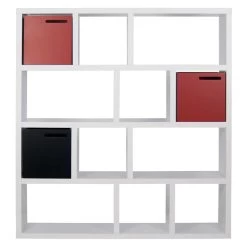 Opbergrek Berkeley 150 Cm 4 Niveaus - Wit -Collectie Slaapkamermeubels 9500.320736 Berlin 4 L 150 White 4 351c