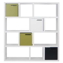 Opbergrek Berkeley 150 Cm 4 Niveaus - Wit -Collectie Slaapkamermeubels 9500.320736 Berlin 4 L 150 White 8 6de9