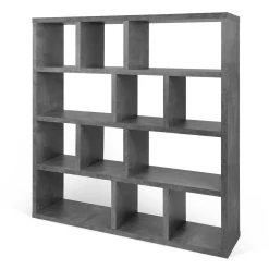 Opbergrek Berkeley 150 Cm 4 Niveaus - Beton -Collectie Slaapkamermeubels 9500.322518 Berlin 4 Levels 150 Concrete 2 0df7