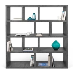 Opbergrek Berkeley 150 Cm 4 Niveaus - Beton -Collectie Slaapkamermeubels 9500.322518 Berlin 4 Levels 150 Concrete 3 97d5