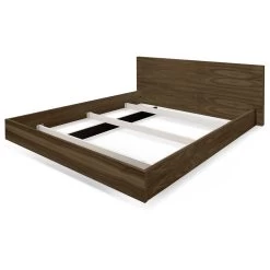 Bed Float 160x200 - Walnoot -Collectie Slaapkamermeubels 9500.757556 9500.758720 Float bed walnut 3 83c4