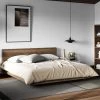 Bed Float 160x200 - Walnoot 1 Bed Float 160x200 - Walnoot -Collectie Slaapkamermeubels 9500.757556 9500.758720 Float bed walnut 7 a 6abe