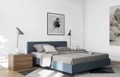 Nachtkastje Aurora 2 Laden - Walnoot -Collectie Slaapkamermeubels 9500.758492 Aurora Night Table Walnut 9 6125