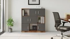 Locelso Kast | 100% Melamine | 18 Mm Dik | Notelaar Antraciet 12 Locelso Kast | 100% Melamine | 18 Mm Dik | Notelaar Antraciet -Collectie Slaapkamermeubels 956LCS1517 20 203 2e4c