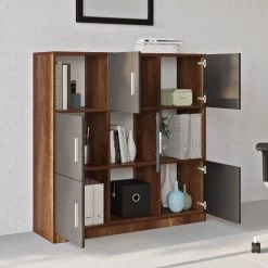 Locelso Kast | 100% Melamine | 18 Mm Dik | Notelaar Antraciet 11 Locelso Kast | 100% Melamine | 18 Mm Dik | Notelaar Antraciet -Collectie Slaapkamermeubels 956LCS1517 20 204 9a0b