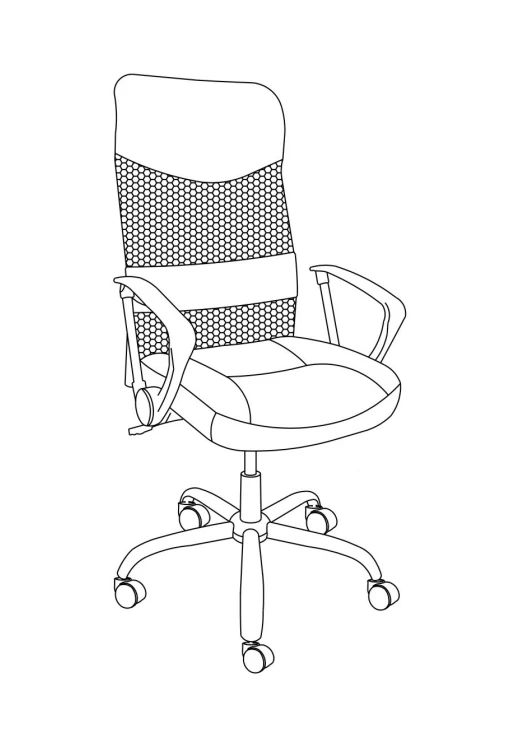 Bureaustoel Max - Zwart 5 Bureaustoel Max - Zwart - Afbeelding 3