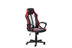 Bureaustoel Ravo - Zwart/ Wit/ Rood 15 Bureaustoel Ravo - Zwart/ Wit/ Rood -Collectie Slaapkamermeubels 99803410 01 dab0