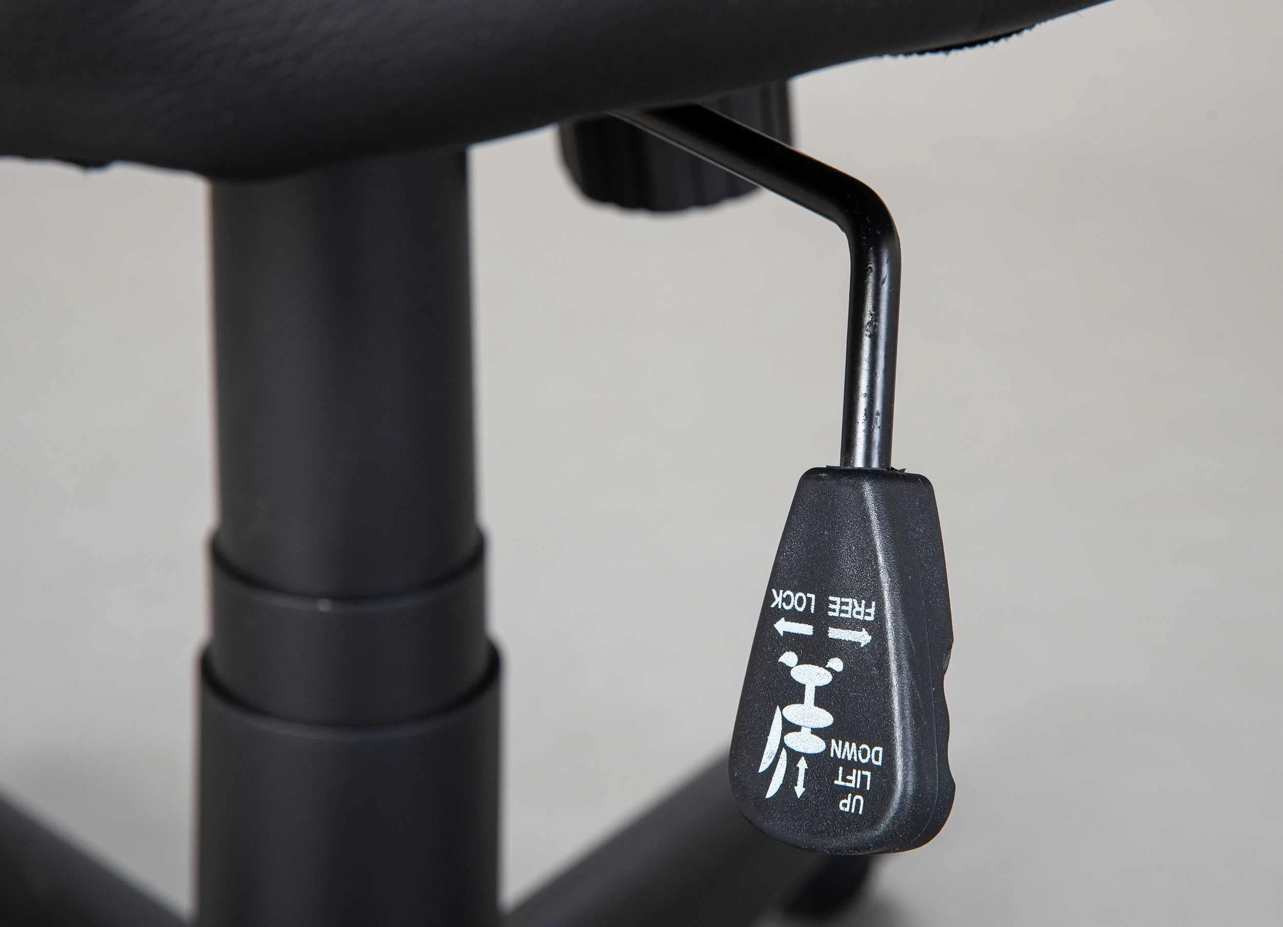 Bureaustoel Ravo - Zwart/ Wit/ Rood 4 Bureaustoel Ravo - Zwart/ Wit/ Rood - Afbeelding 2