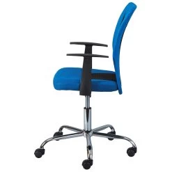 Bureaustoel Donny - Blauw -Collectie Slaapkamermeubels 99803476 06 11e1