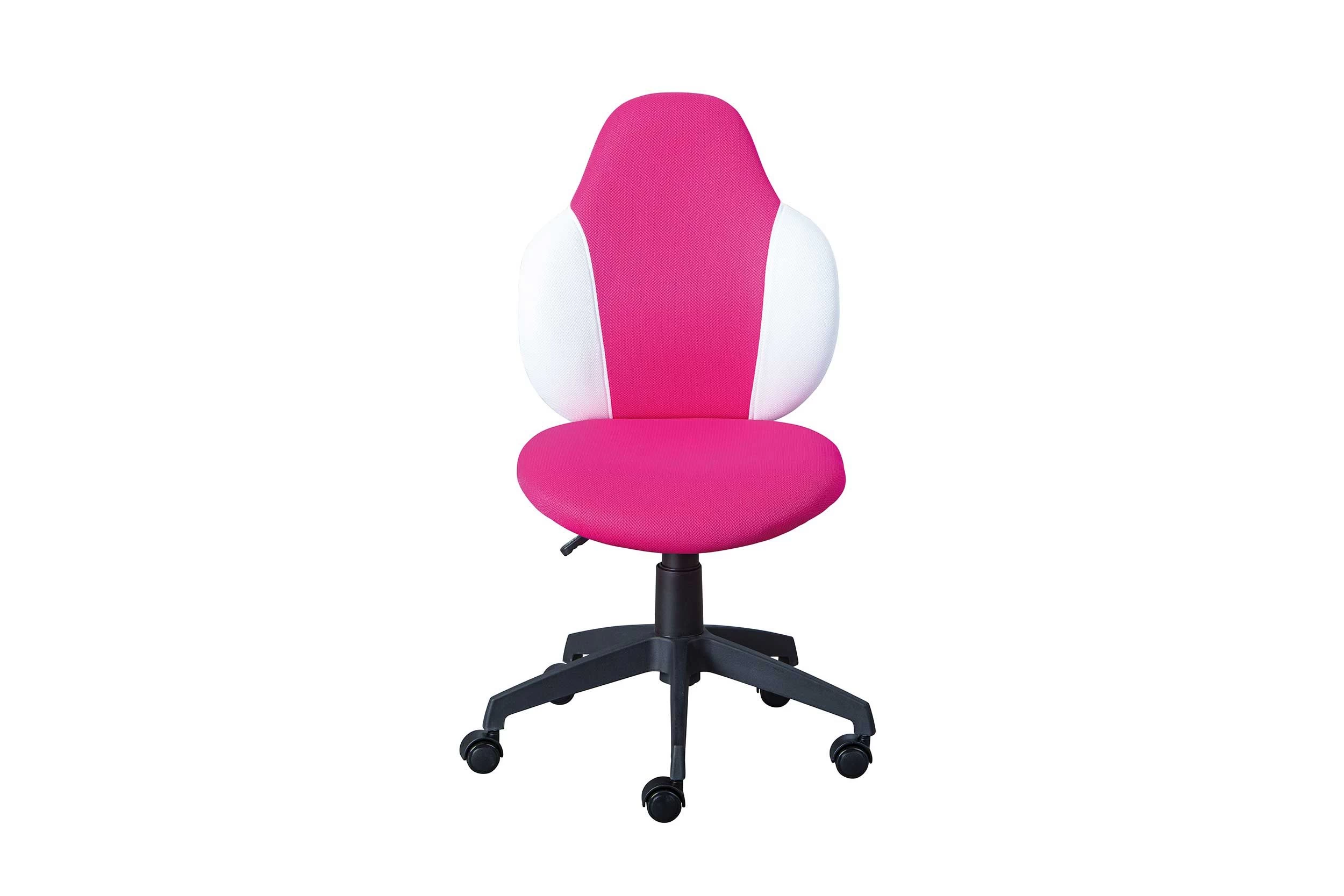 Bureaustoel Jessie - Roze/ Wit 9 Bureaustoel Jessie - Roze/ Wit - Afbeelding 7