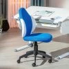 Bureaustoel Jessie - Blauw/ Wit -Collectie Slaapkamermeubels 99803487 06 f13d