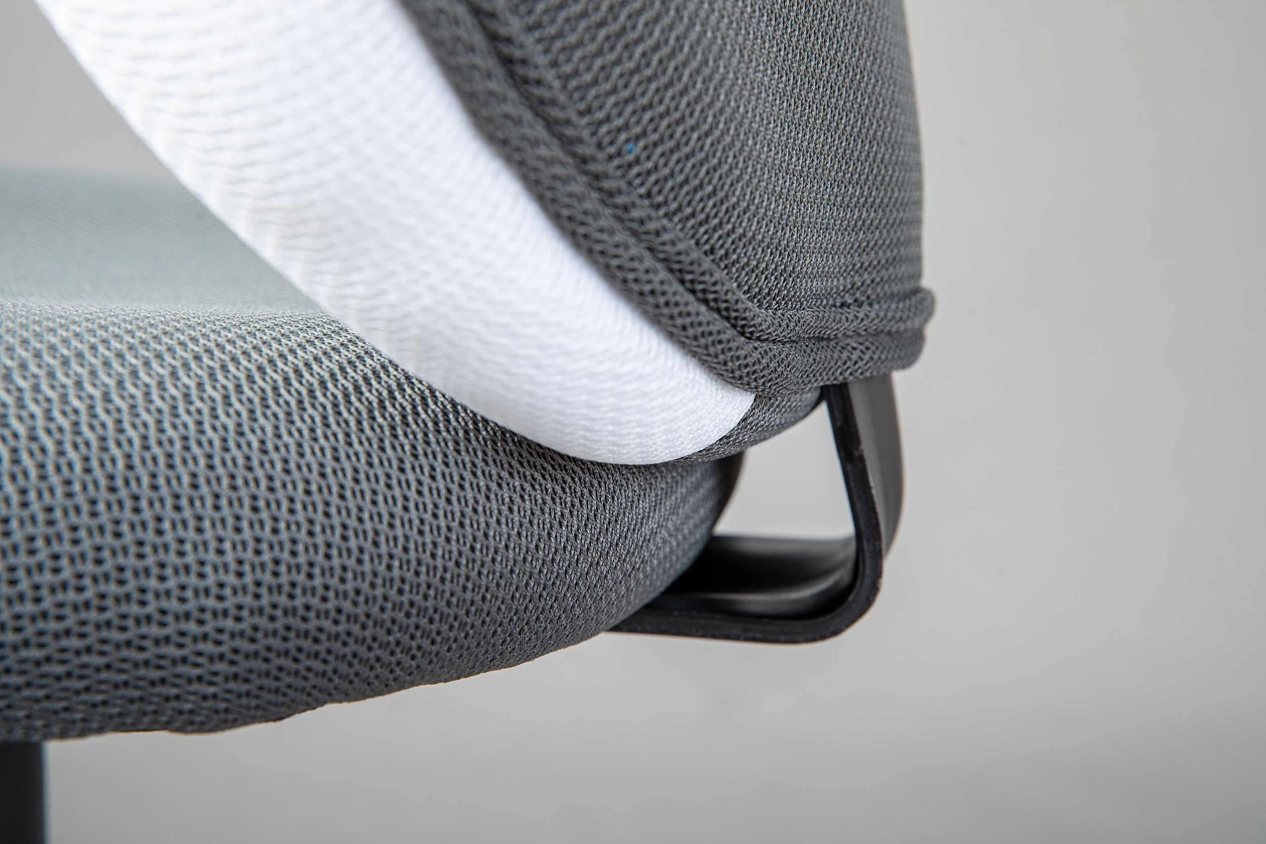 Bureaustoel Jessie - Grijs/wit 7 Bureaustoel Jessie - Grijs/wit - Afbeelding 5