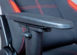 Gamestoel Frasso - Zwart/rood -Collectie Slaapkamermeubels 99803526 04 aa69