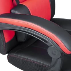 Gamestoel Devel - Rood/ Zwart -Collectie Slaapkamermeubels 99803531 10 24e6