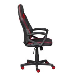 Bureaustoel Ravo - Zwart/ Rood 24 Bureaustoel Ravo - Zwart/ Rood -Collectie Slaapkamermeubels 99803533 02 3da9