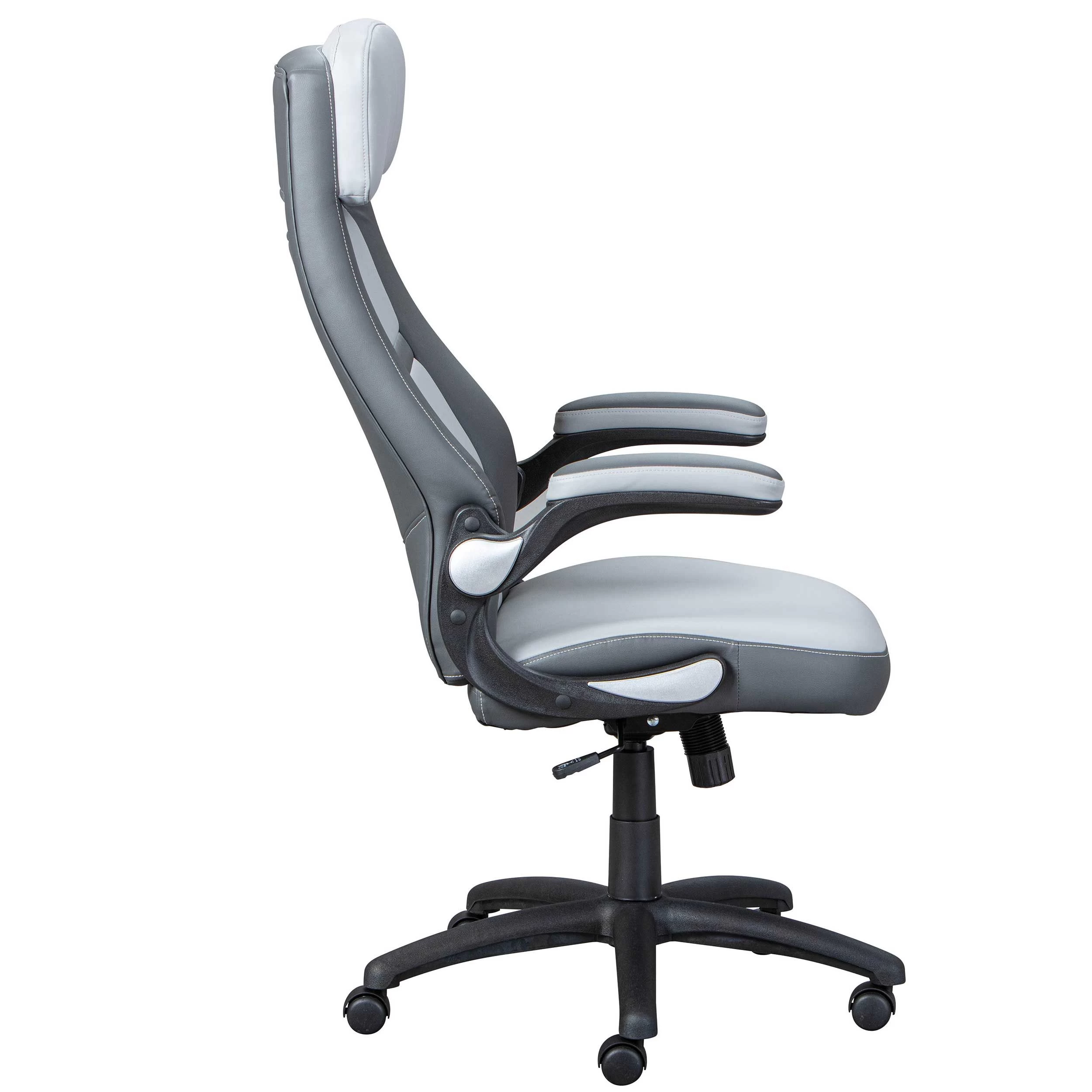 Bureaustoel Basso - Grijs 8 Bureaustoel Basso - Grijs - Afbeelding 6