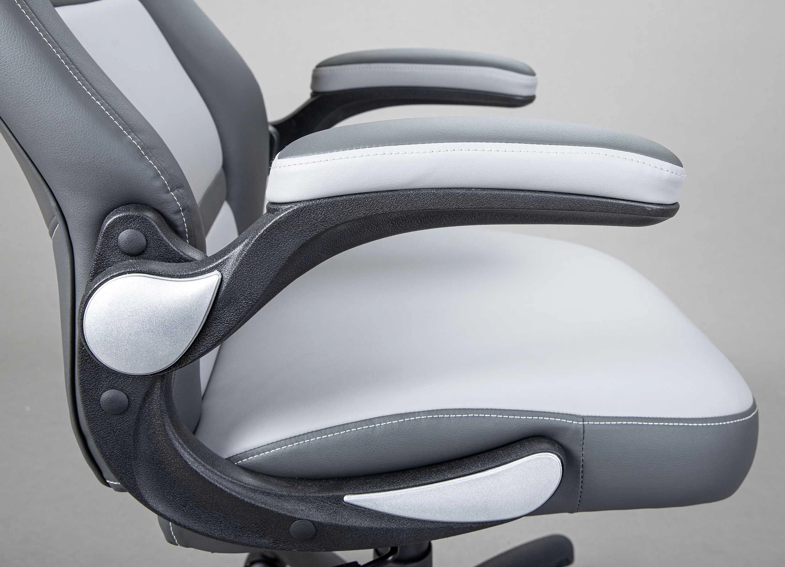Bureaustoel Basso - Grijs 5 Bureaustoel Basso - Grijs - Afbeelding 3