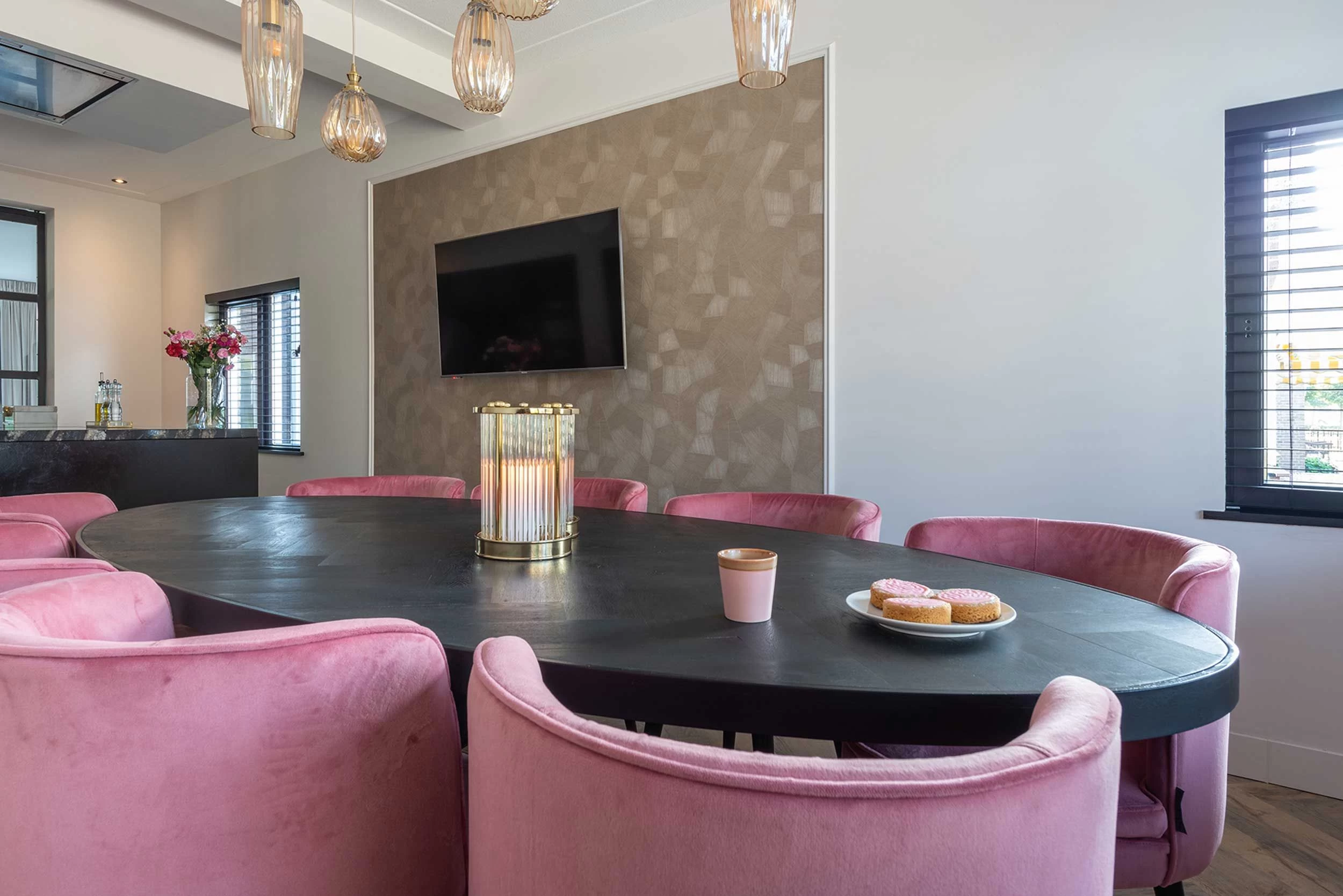 RICHMOND Eettafel Blax Ovaal 230x100 - Zwart 14 RICHMOND Eettafel Blax Ovaal 230x100 - Zwart - Afbeelding 12