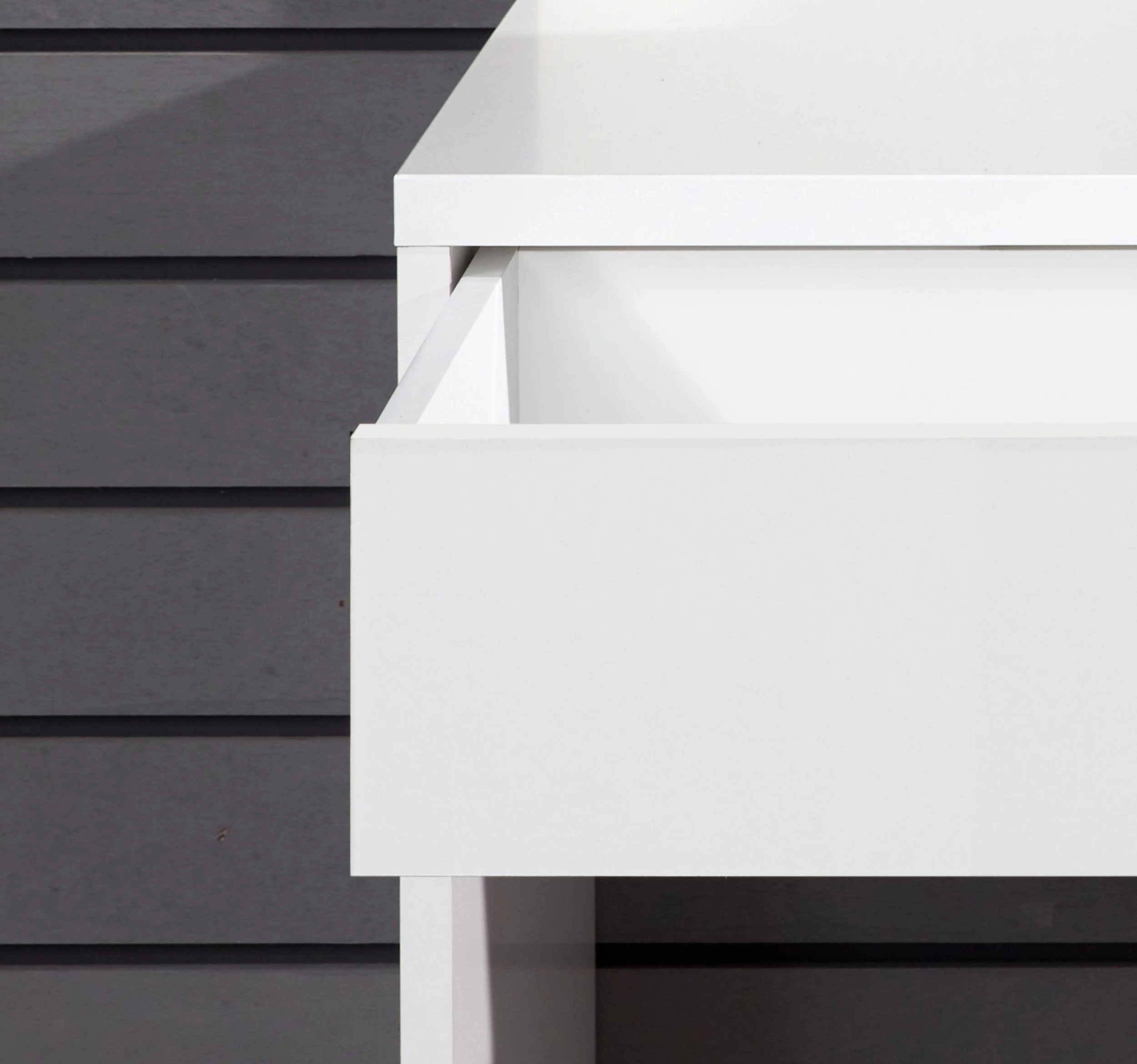 Make-uptafel Basix | 85 X 40 X 141 Cm | 100% Melaminegecoat | Wit 4 Make-uptafel Basix | 85 X 40 X 141 Cm | 100% Melaminegecoat | Wit - Afbeelding 2