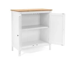 Commode Berge 80cm 2 Deuren - Wit/eik 15 Commode Berge 80cm 2 Deuren - Wit/eik -Collectie Slaapkamermeubels Bergen 1 perspektive ge ffnet 2 0982