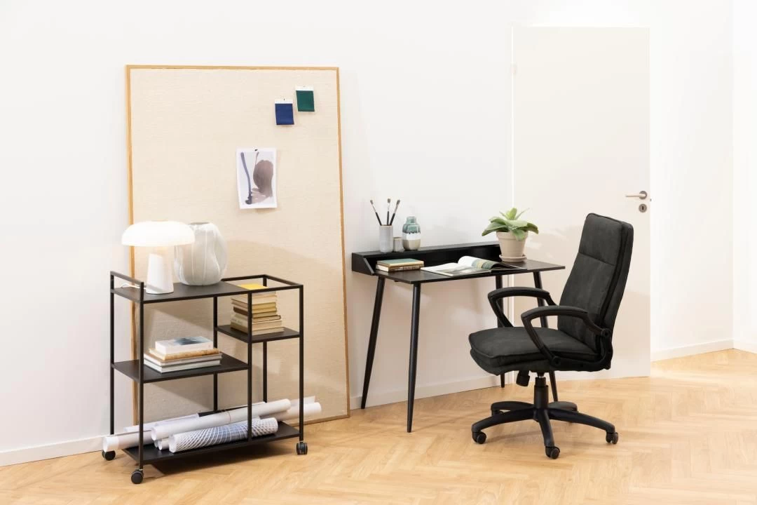 Bureau Joe 100cm - Zwart 10 Bureau Joe 100cm - Zwart - Afbeelding 8