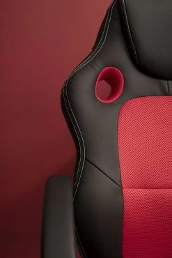 Gamestoel Dizzy - Zwart/rood 11 Gamestoel Dizzy - Zwart/rood -Collectie Slaapkamermeubels CHAISE RG AMB02 741d