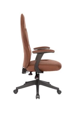 Bureaustoel Chloë - Bruin -Collectie Slaapkamermeubels CLEVER DX 8148 BR SIDE HR 5af6