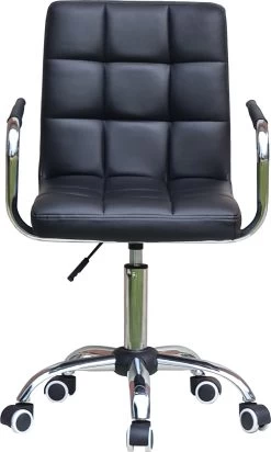 Bureaustoel Lokonga - Zwart 10 Bureaustoel Lokonga - Zwart -Collectie Slaapkamermeubels COMFY SC 97 BL FRONT 03b5