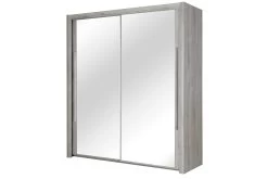Kledingkast Cody 199cm Met 2 Schuifdeuren & Spiegel - Lichtgrijze Eik 14 Kledingkast Cody 199cm Met 2 Schuifdeuren & Spiegel - Lichtgrijze Eik -Collectie Slaapkamermeubels CYRUS H0K.210 C 99c4