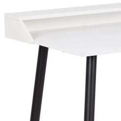 Bureau Jordan 100cm - Wit/zwart -Collectie Slaapkamermeubels DCBCEC91 92C3 4AA2 9BD9 3BB6E187AE62 78a7