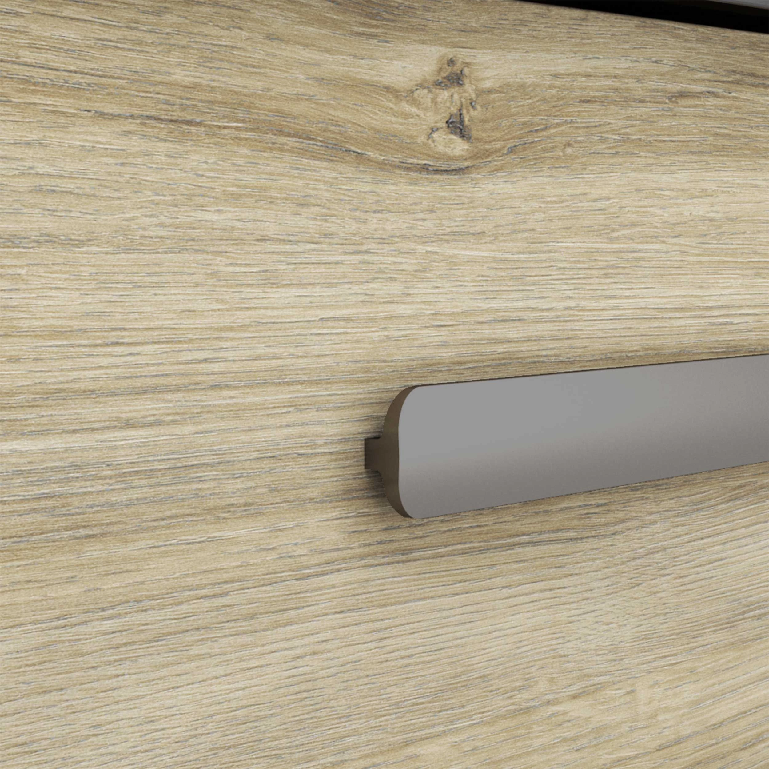 Commode Avalon 120cm 3 Lades - Eik/wit 4 Commode Avalon 120cm 3 Lades - Eik/wit - Afbeelding 2