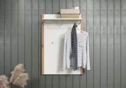 Wandpaneel Dakota | 78 X 26 X 114 Cm | Wit -Collectie Slaapkamermeubels Dakota GD 2106 440 07 frontal D 20220510 83c8