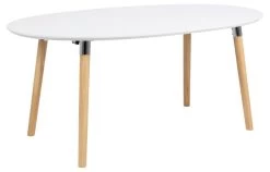 Verlengbare Eettafel Benjamin 170/270x100cm - Wit/ Eik -Collectie Slaapkamermeubels EB3D70C7 422D 4C1D 8902 74030B0F9DB6 7998