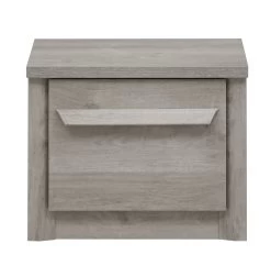 Nachtkastje Hayden L 48 Cm 1 Lade - Lichtgrijze Eik 12 Nachtkastje Hayden L 48 Cm 1 Lade - Lichtgrijze Eik -Collectie Slaapkamermeubels EDEN H96.140 A 0c00