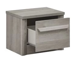 Nachtkastje Hayden L 48 Cm 1 Lade - Lichtgrijze Eik 10 Nachtkastje Hayden L 48 Cm 1 Lade - Lichtgrijze Eik -Collectie Slaapkamermeubels EDEN H96.140 BO d743