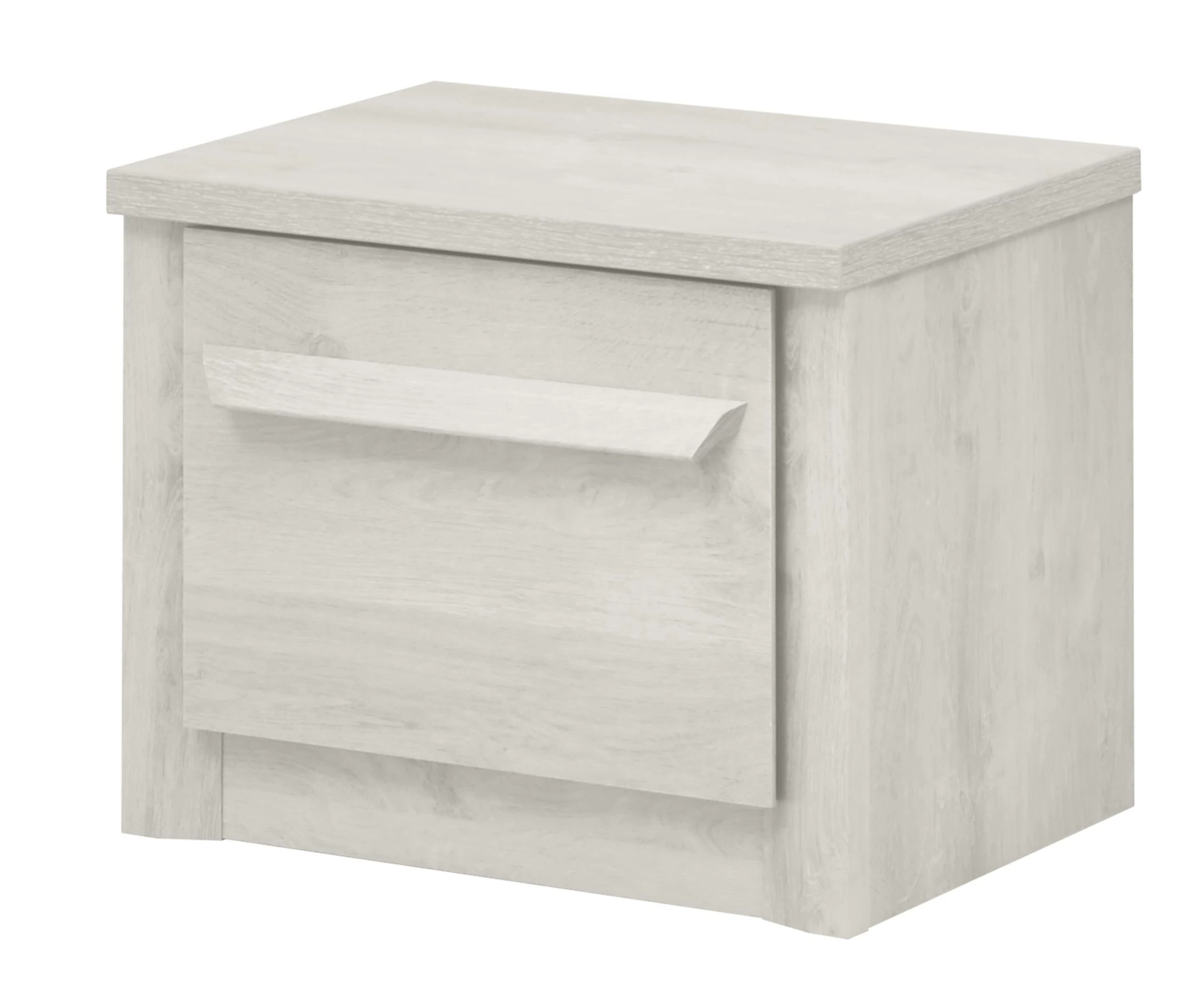 Nachtkastje Hayden L 55 Cm 1 Lade - Gebleekte Eik 8 Nachtkastje Hayden L 55 Cm 1 Lade - Gebleekte Eik - Afbeelding 6