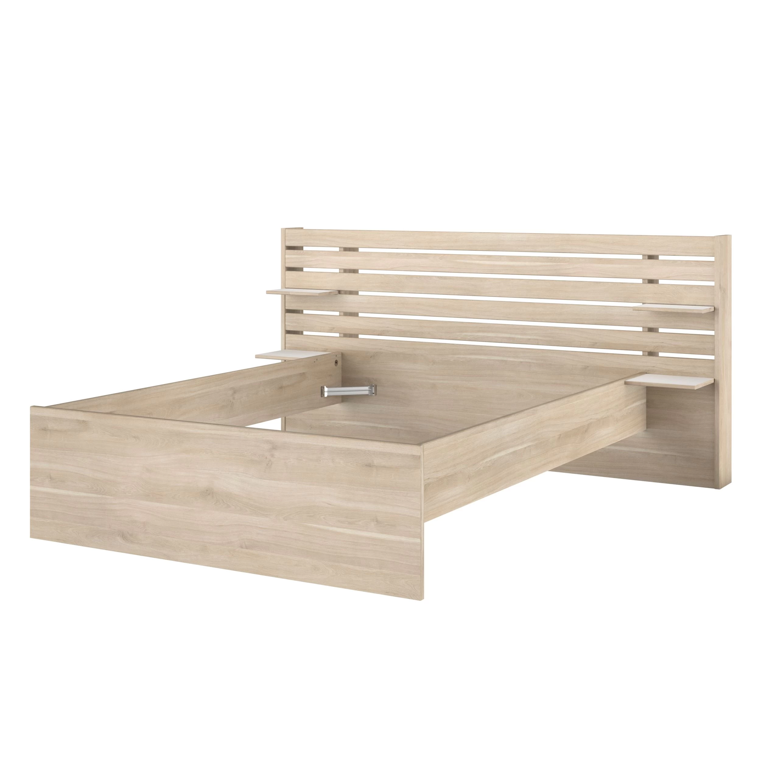 Tweepersoonsbed Tokio 140x190cm-eikdecor/wit 17 Tweepersoonsbed Tokio 140x190cm-eikdecor/wit - Afbeelding 15