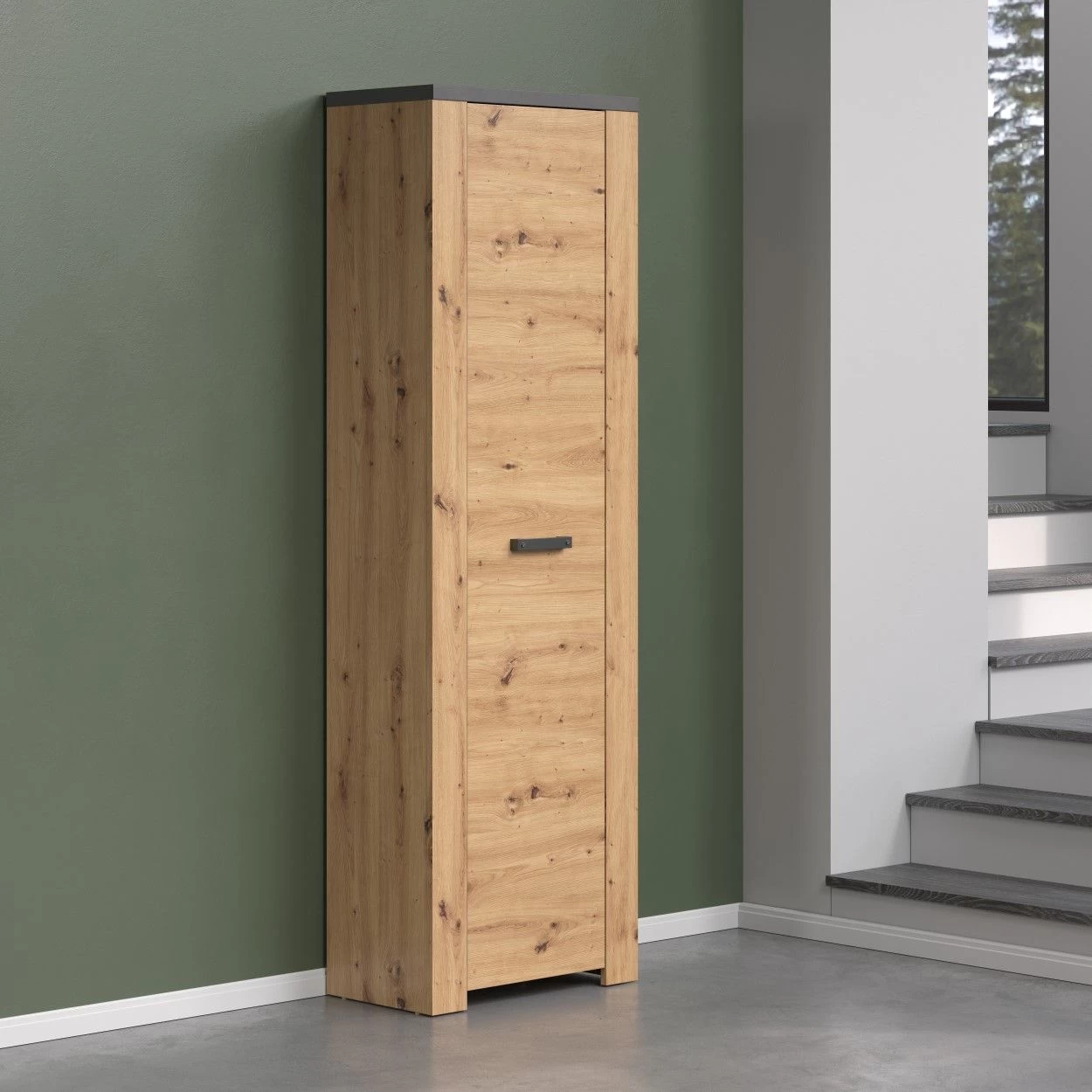 Kledingkast Follow | 62 X 35 X 199 Cm | Artisan Oak 10 Kledingkast Follow | 62 X 35 X 199 Cm | Artisan Oak - Afbeelding 8