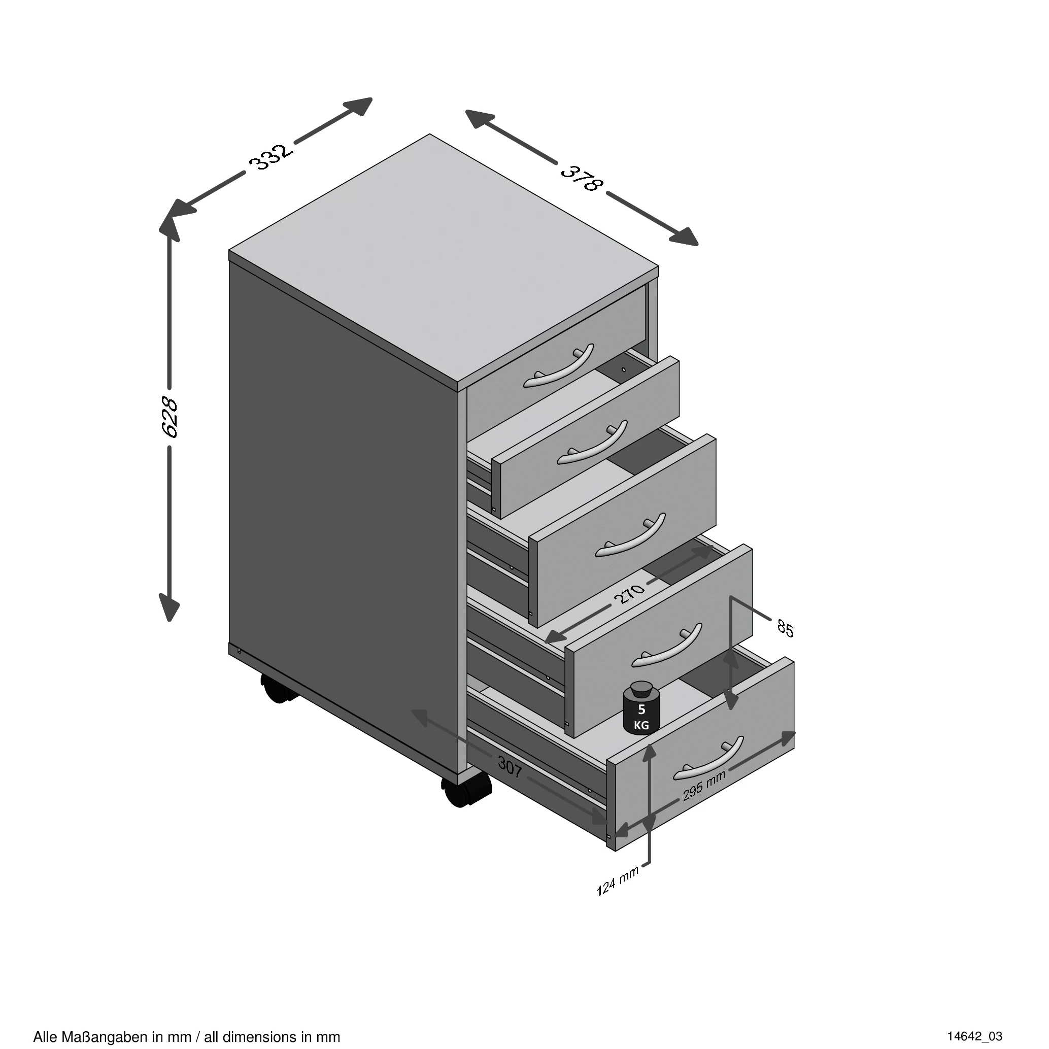 FMD Ladeblok Till - Wit 7 FMD Ladeblok Till - Wit - Afbeelding 5