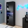 Gaming Boekenkast 67cm Met Ledstrip - Zwart -Collectie Slaapkamermeubels GAMING 6940 BI2P D e0f0