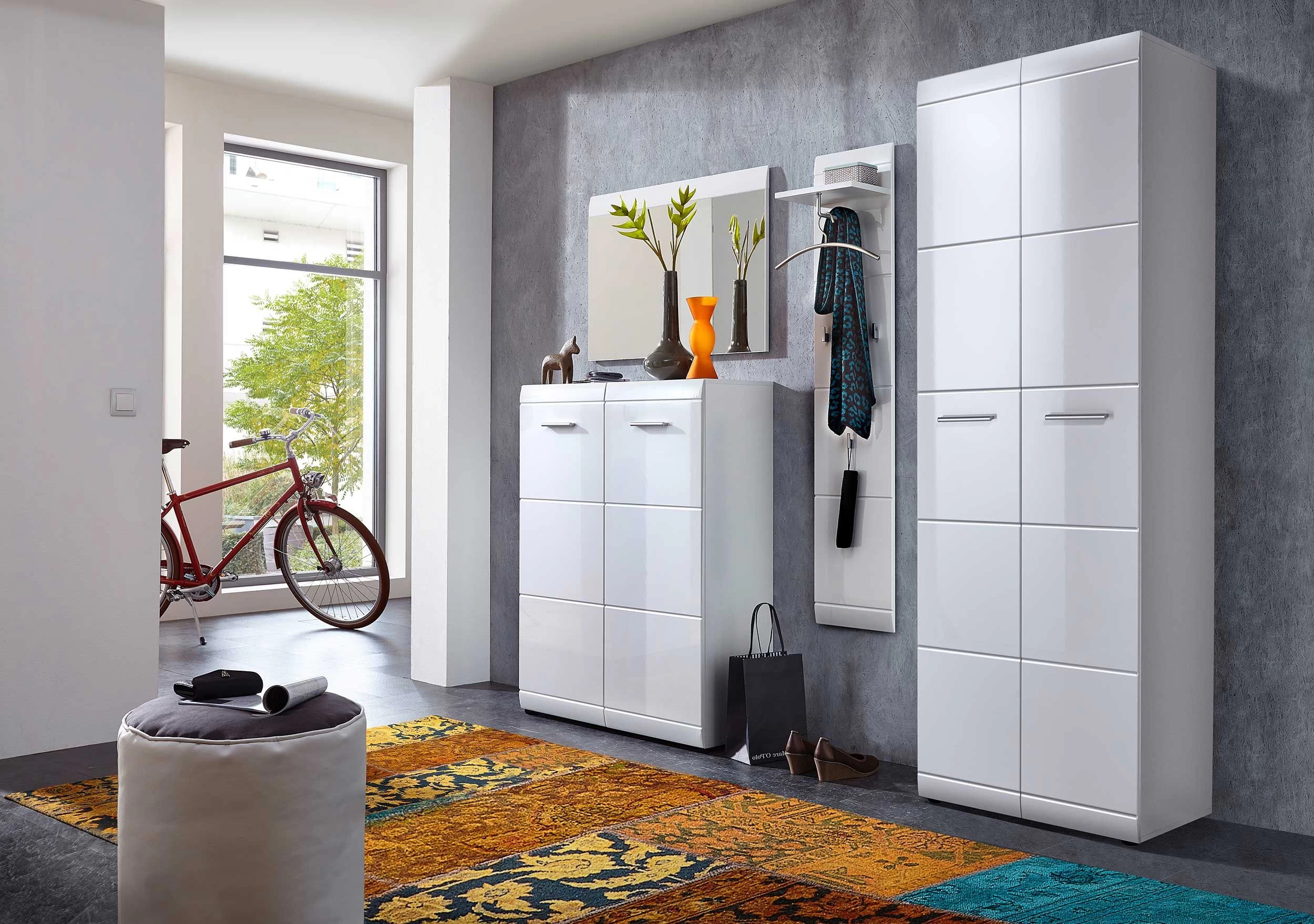 Garderobe Allan 59cm Met 2 Deuren - Wit 7 Garderobe Allan 59cm Met 2 Deuren - Wit - Afbeelding 5