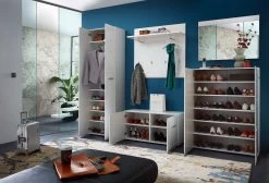 Kapstokpaneel Allan H90 - Wit -Collectie Slaapkamermeubels GW Adana pe dek open b 5d66